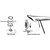Bicycle Tail Laser Lamp Intelligent Sensing Turn Brake Warning USB Charging Bike Rear Light for Road Bikes