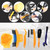 7PCS Convenient Bicycle Chain Washer Cleaner Kit Mountain Bike Accessory Maintenance Cleaning Tool