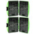 2Pcs ABS Rubber Fishing Tackle Accessories Storage Box Portable Outdoor Bait Hook Case