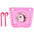 Outdoor Bicycle Scooter Cute Front Basket Bike Cycle Shopping Holder for Children Kids Pink