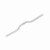 Aluminum Fixed Gear Bike Road Bicycle Fixed Gear Riser Bar Handlebar 25.4mm*520mm (silvery)