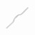 Aluminum Fixed Gear Bike Road Bicycle Fixed Gear Riser Bar Handlebar 25.4mm*520mm (silvery)