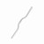 Aluminum Fixed Gear Bike Road Bicycle Fixed Gear Riser Bar Handlebar 25.4mm*520mm (silvery)