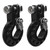 2Pcs RC Trailer Hook Aluminum Alloy Sturdy RC Climbing Car Hook for 1/10 Remote Control Cars Black