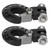 2Pcs RC Trailer Hook Aluminum Alloy Sturdy RC Climbing Car Hook for 1/10 Remote Control Cars Black