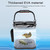 Oudoor Thicken Fishing Bucket Large Capacity Transparent EVA Water Bucket Travelling Camping Collapsible Fishing Bucket with Handle