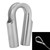 304 Stainless Steel Tube Thimble For Winch Rope Boating Accessories(10mm 1pcs)