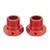 2Pcs RC Aluminum Wheel Hex Hubs 24mm Aluminium Alloy Stable RC 24mm Wheel Hex Hubs for ARRMA 1/5 Outcast Kraton 8s Red