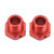 2Pcs RC Aluminum Wheel Hex Hubs 24mm Aluminium Alloy Stable RC 24mm Wheel Hex Hubs for ARRMA 1/5 Outcast Kraton 8s Red