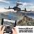 1808 Foldable Black WiFi FPV 1080P Camera Optical Flow Positioning RC Drone