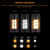 Outdoor Portable Cordless Camping Light Tent Lantern Multifunctional USB Rechargeable Hung Lamp Stepless Dimming LED HandLight Fishing Flashlight