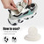 5 Pairs Metatarsal Felt Pads Breathable Forefoot Sole Foot Pad for Foot Discomfort Relief for Outdoor Hiking Travel White