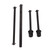 RC Middle Rear Drive Shaft Metal Steel Drive Shaft for Axial Yeti JR 1/18 RC Car Upgrade Part Black