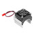 Heat Sink With Cooling Fan for 1/10 Scale Electric RC Car 540 / 550 / 3650 Motor (Silver)