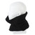Travel Nap Pillow Soft Comfortable Breathable Neck Support Travel Pillow for Office Airplane Car Home Black