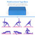 2pcs EVA Yoga Blocks 1pcs Cotton Yoga Strap Stability Blocks Yoga Strap Set for Yoga Pilates Meditation