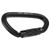 Aluminum Auto Locking Climbing Carabiner Clips Twist Lock DRing Clip Hook for Hiking(Black No. 8 Auto Locking Carabiner)