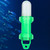 Mini Waterproof LED Fish Lure Underwater Fishing Light Attractive Flashing Lamp (Green)