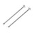 2Pcs RC Car Rear Driveshaft Set Steel Drive Shaft High Hardness Stable Rear Drive Shaft for ARRMA 1/7 Silver