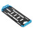 Aluminium Alloy Carbon Fiber Battery Mount Plate for Axial SCX10 CC01 F350 D90 1/10 Scale RC Car (Blue)