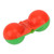 40Pcs Plastic Fishing Double Rattle Fish Bite Bait Alarm Sea Fishing Attractor Bell Beads Fish Tool Red and Green