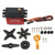 RC 30KG Servo Aluminium Alloy Waterproof Quick Response Anti Interference RC Steering Engine with 25T Metal Servo Arm