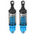2Pcs 100mm RC Metal Shock Absorber Damper for TRAXXAS SLASH 2WD RC Car Upgrade PartsBlue