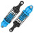 2Pcs 100mm RC Metal Shock Absorber Damper for TRAXXAS SLASH 2WD RC Car Upgrade PartsBlue
