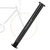 Aluminium Alloy Hollow Mountain Bike Hubs Tube Shaft Bicycle Fork Axle Lever Accessories(12*120L*M12(P1.5）*11L
with cap(B) )