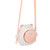 Portable Neck Fan Mini Hanging Neck Fan with Adjustable Lanyard USB Rechargeable 3 Wind Speed Personal Fan for Indoor Outdoor Beige