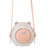 Portable Neck Fan Mini Hanging Neck Fan with Adjustable Lanyard USB Rechargeable 3 Wind Speed Personal Fan for Indoor Outdoor Beige