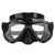 Action Camera Diving Goggles Professional Prevents Fog Tempered Lens Diving Face Cover with Mount for Scuba Diving Snorkeling Freediving Swimming Black