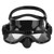 Action Camera Diving Goggles Professional Prevents Fog Tempered Lens Diving Face Cover with Mount for Scuba Diving Snorkeling Freediving Swimming Black