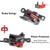 Hydraulic Bike Disc Brake Kit 160mm Disc Brake Rotor Aluminum Front Caliper Disc Brake Bike Stainless Steel Rotors with 6 Bolts