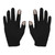 BOODUN Lycra Winter Cycling Full Finger Gloves Touch Screen Warm Windproof(Black)