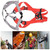 Red Gray Polyester Full Body Rock Climbing Harness Outdoor Protection Safety Belt