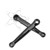 MEIJUN Mountain Bike Crankset 170 mm 130 BCD MTB Crankset Left Right Crank Arms SetSilver