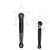 MEIJUN Mountain Bike Crankset 170 mm 130 BCD MTB Crankset Left Right Crank Arms SetSilver