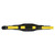 Sports Weightlifting Belt Breathable Sweat Absorbing Adjustable Tightness Waist Protection Belt Black and Yellow L (2.6‑3.0 Feet Waist 33‑40)