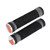 Antislip Silicone MTB Bicycle Handlebar Grips with Plugs Shockproof Cycling Accessory(Black )