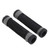 Antislip Silicone MTB Bicycle Handlebar Grips with Plugs Shockproof Cycling Accessory(Black )