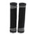 Antislip Silicone MTB Bicycle Handlebar Grips with Plugs Shockproof Cycling Accessory(Black )