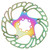 Bike Disc Brake Rotors 6 Nails Cycling Accessory for Mountain Bicycle Plating Color160MM