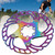 Bike Disc Brake Rotors 6 Nails Cycling Accessory for Mountain Bicycle Plating Color160MM