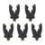 Fishing Rod Rest Head Prevent Slip Silicone Fishing Pole Grip Holder Bracket for Sea Fishing 5pcs