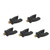 Fishing Rod Rest Head Prevent Slip Silicone Fishing Pole Grip Holder Bracket for Sea Fishing 5pcs