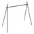 Hanging Rack Black Tripod Structure Folding Hanging Shelf with Storage Bag for Outdoor Camping Traveling Picnic