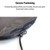 Kayak Cockpit Waterproof Cover Universal Adjustable Kayak Seat Cover with Drawstring Bag 420D Oxford Cloth Kayak Canoe Cockpit Protector