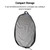 Kayak Cockpit Waterproof Cover Universal Adjustable Kayak Seat Cover with Drawstring Bag 420D Oxford Cloth Kayak Canoe Cockpit Protector