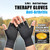 1 Pair Copper Arthritis Gloves Copper Compression Arthritis Gloves Finger Less Sports Gloves